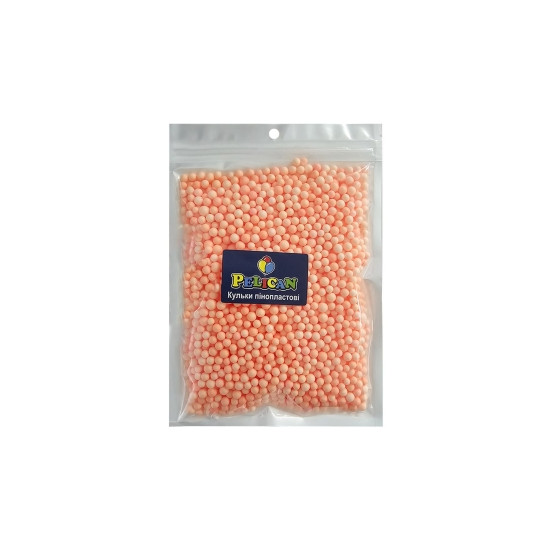 Пенопластовые шарики диаметр 4-6мм макарун оранжевый, 250мл Оранжевый Pelican (886117)