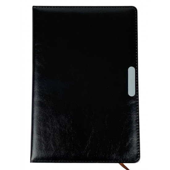 Блокнот А5, 100 аркушів, 70гр, чорний (25-006 black)