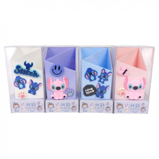 Підставка-органайзер 2 відділення  "Стiч" 13,5 х 8 х 7,5см, 4 види (8860-2)