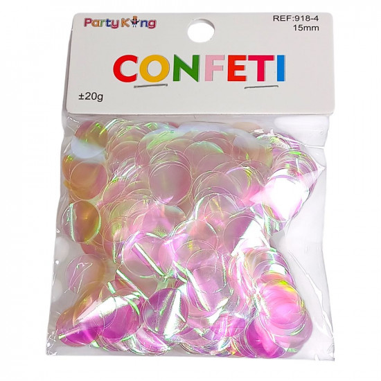 Конфетті кружечки  15мм, ±20гр  хамелеон (918-4)