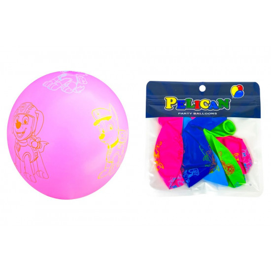 Кульки 12"(30сm) "Щенячий патруль" разноцветные - 5шт (1205С-503)