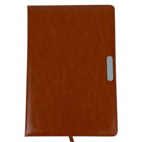 Блокнот А5, 100 аркушів, 70гр, коричневий (25-006 brown)