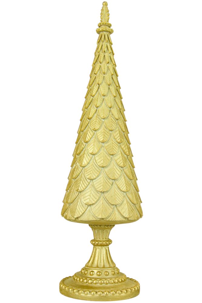 Новорічний cувенір Ялинка  золота 42 см (L01188)