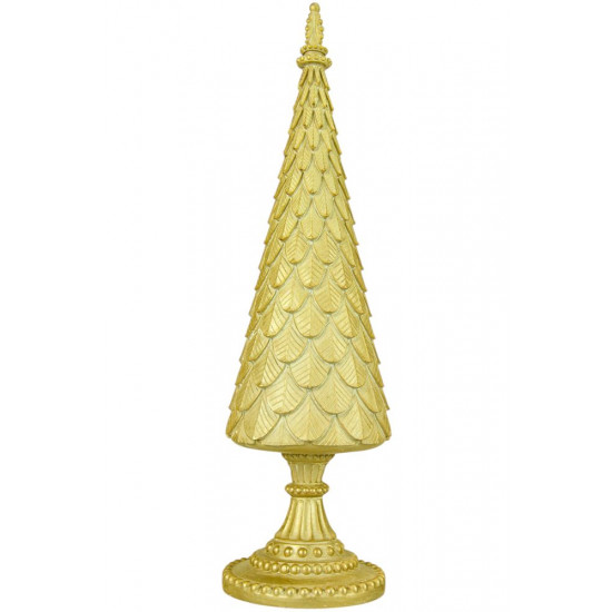 Новорічний cувенір Ялинка  золота 42 см (L01188)