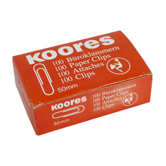 Скрепки канцелярские 50мм 100шт Unison (8346-50)