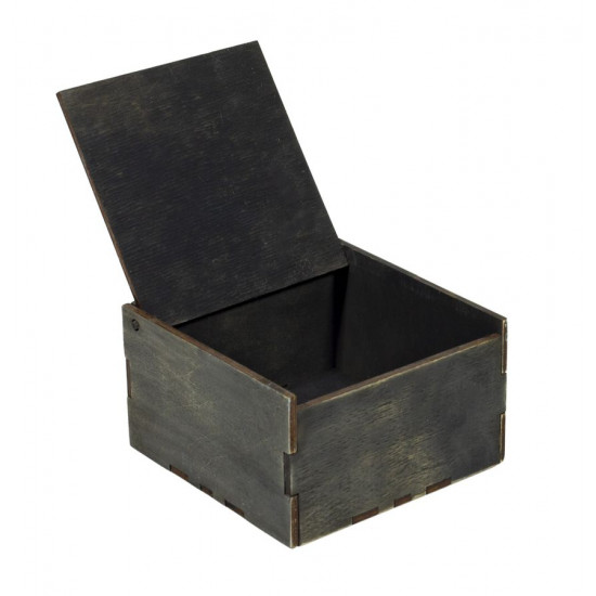 Коробка дерев'яна 12,5х12,5х7,3см колiр "палісандр" (BWR-A2)