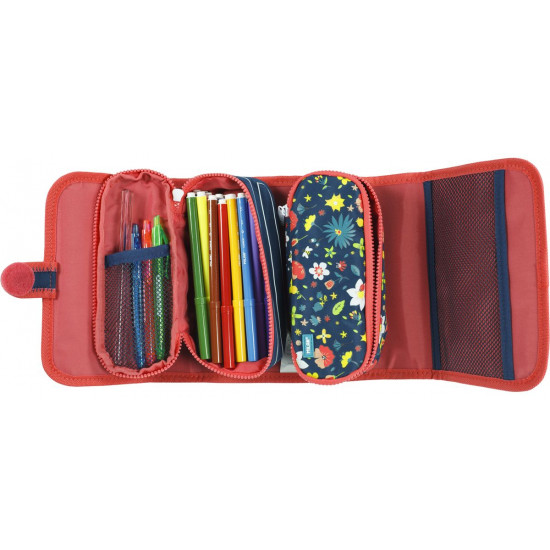 Мультипенал з наповненням  08831FW TM "MILAN" (3 ручки, 13каранд., 12 флом., 1 лінійка, 1ластик, 1 точ) (08831FW)