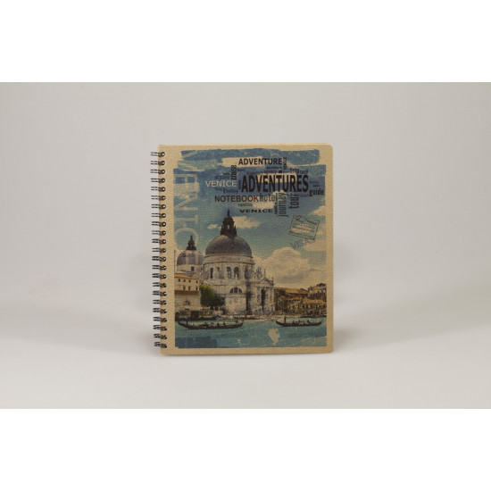 -Коледж-блок KRAFT А5, 96 аркушів клітинка, з перфорацією та отворами д/архівації,  KR5196K (KR5196K)
