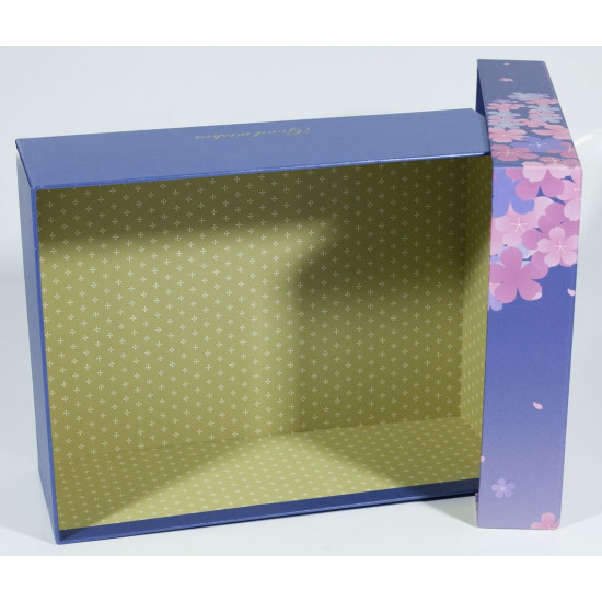 Подарункова коробка 9700-21, прямокутна синя, 28х21х11cm/25х18х10/22.5х15.5х9cm   3шт. в наборі (9700-21)