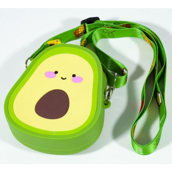 Сумка силиконовая длинной ручкой 11 х 10см Зеленый Unison (811-10)