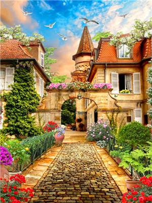 Картина за номерами "Старе місто" 40 * 50см, крас.-акрил, кисть-3шт. (RA3575)