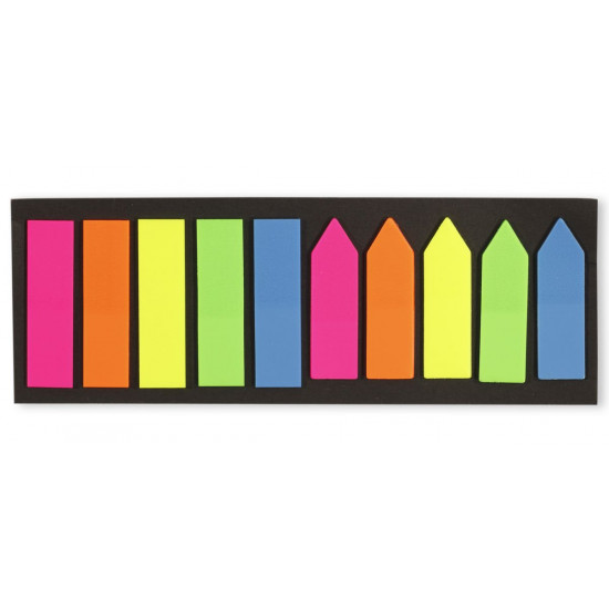 Пластикові стікери 45 х 12мм "Sticks" 5 кольорів неон  200шт Josef Otten (7761DSCN)