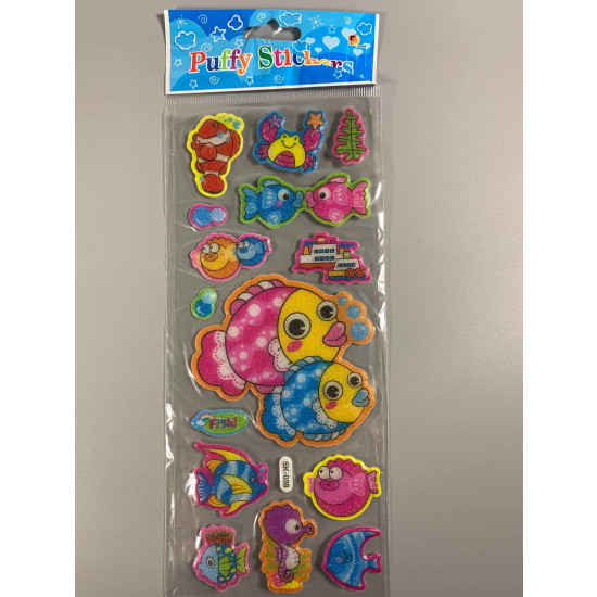 Наклейки 24 х 9см, 20шт/уп Різнокольоровий Unison (SK-038)