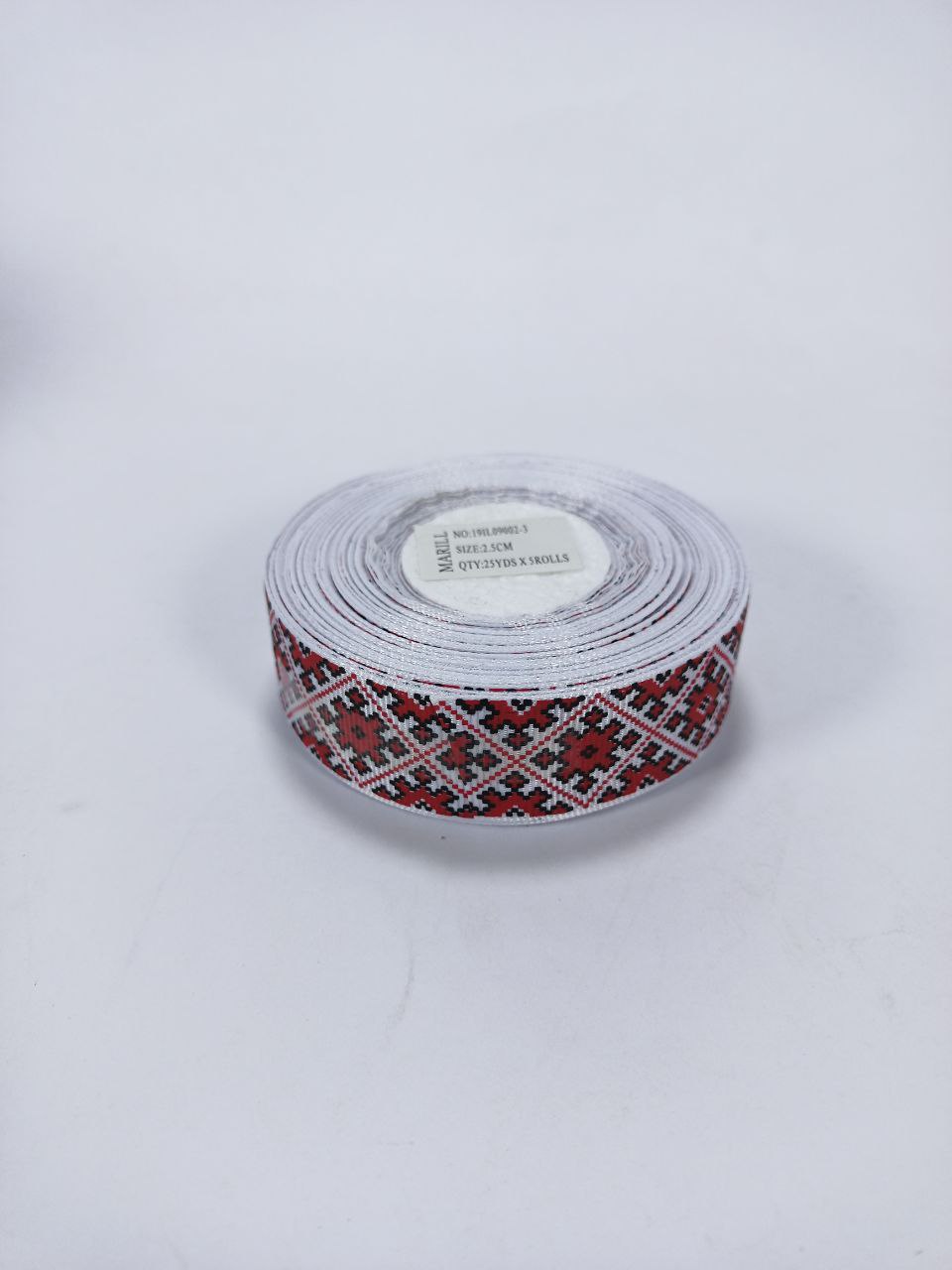 Стрічка репсова 25мм х 22м Різнокольоровий Unison (191L09002-3/ D02225)