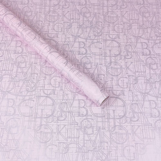 Папір пакувальний крафт-двосторонній 0,7 х 7м Рожевий Unison (Пт 500.9)