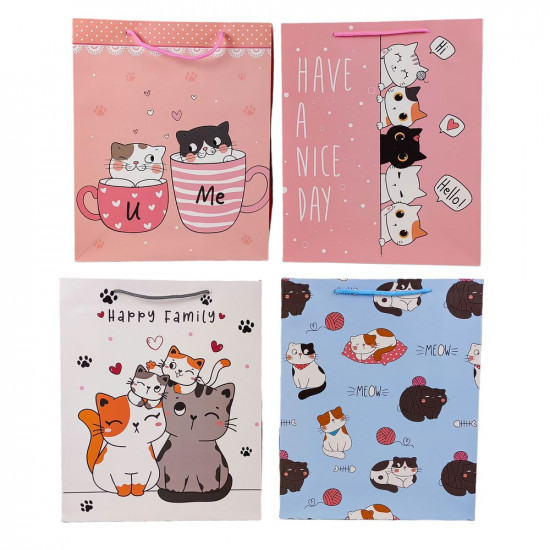 Пакет подарочный 26 х 32 х 10см (12шт/уп) Разноцветный Unison (11382-57-134M)