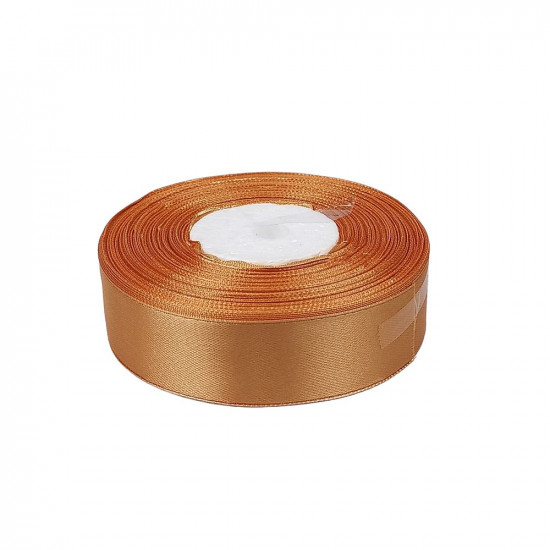 Атласная лента 2,5см x 33м Оранжевый Marill (LA2533-157)