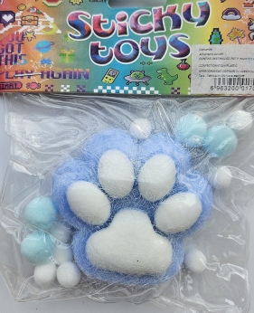 Таба сквіш антистрес X1-21 Лапка хутряна (712213)