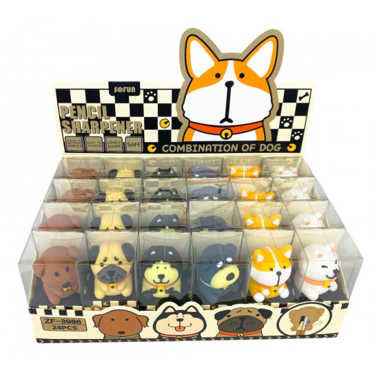 Стругачка собачки 3см, мікс (ZF3986)