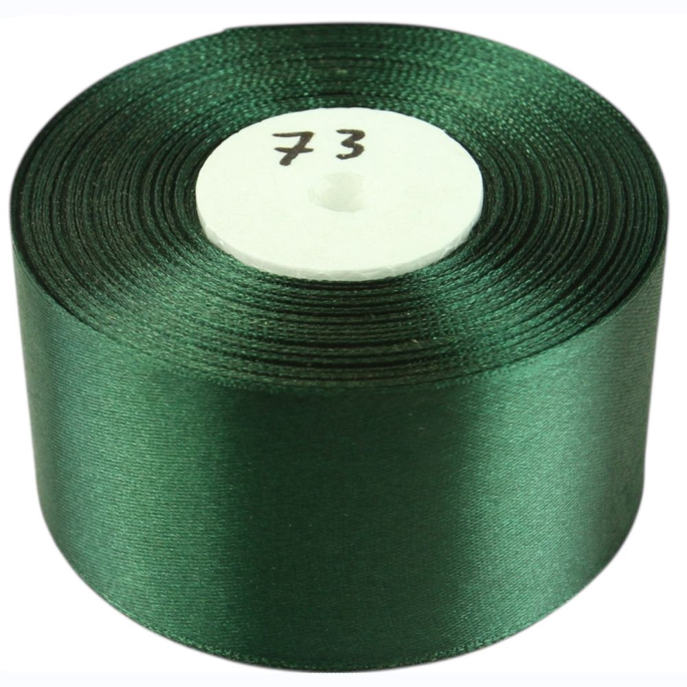 Атласная лента 5см (±5мм) x 33м Зеленый Marill (LA5033-73)