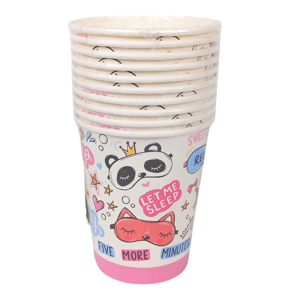 Стаканчики  картонні - 10 штук, 250мл, 228гр (10387)