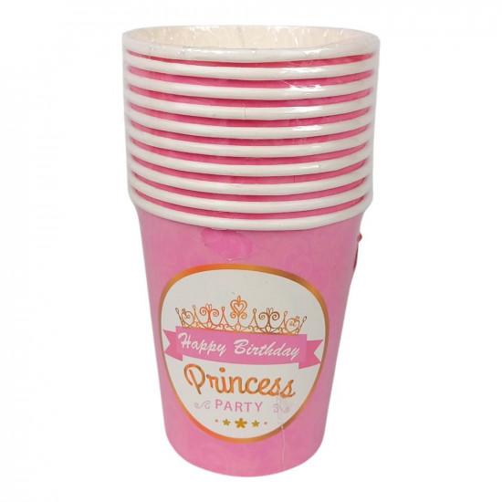 Стаканчики  картонні - 10 штук, 250мл, 228гр (10396)