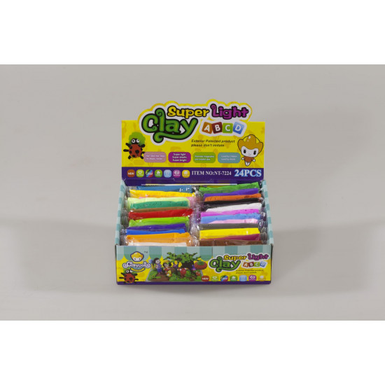 Моделін NT-7224 , 15-20гр., 24 кольору, в пакеті, кольоровий проспект (NT-7224)