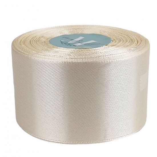 Атласная лента 5см (±5мм) x 33м Бежевый Marill (LA5033-08)