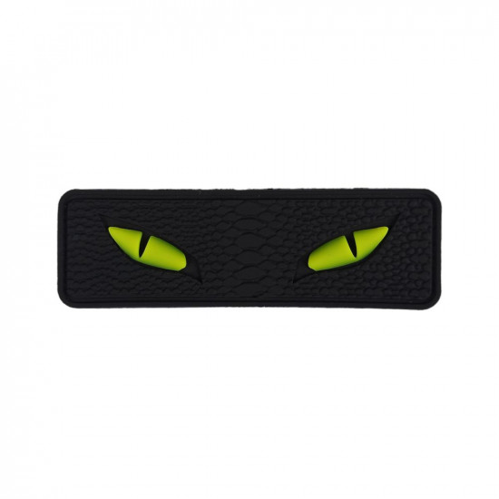 Декор на липучці 8 х 25 мм Чорний Unison (1355 yellow eyes)