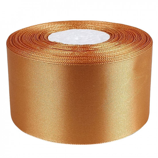 Атласная лента 5см (±5мм) x 33м Оранжевый Marill (LA5033-157)