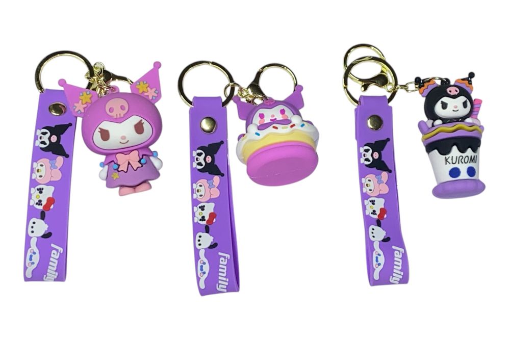 Брелок іграшка для ключів на рюкзак або сумку  Куромі  -6см (мікс) (KT-3)