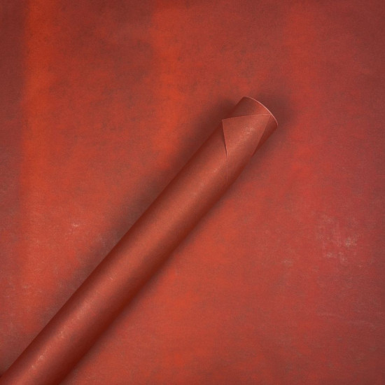 Эко - крафт цветной, бумага подарочная, 0,53 х 6м, 80г Красный Unison (ECP008)