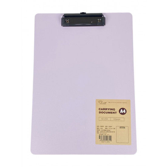 Кліпборд А4, ПВХ,  -4 кольори (2304)