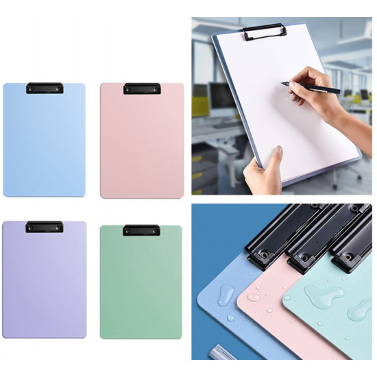 Кліпборд А4, ПВХ,  -4 кольори (2304)