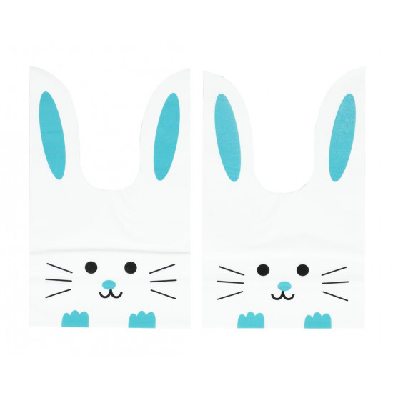 Пакет полиэтиленовый с ушками Зайка 31 х 16 х 20см, 50шт Белый Unison (bl2501-275)