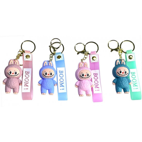 Брелок іграшка для ключів на рюкзак або сумку, Labubu  7 см-  (мікс) Різнокольоровий Без бренду (KT-11)