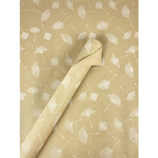 Еко -  крафт, папір подарунковий,  0,6 х 6м,  80г (ECP005.1)