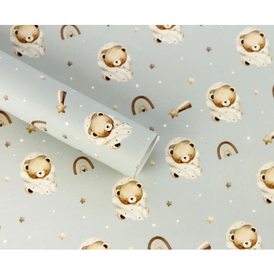 Папір для пакування подарунків 10 листів - 100 х 70см 50г (PCZ10070-10-604)