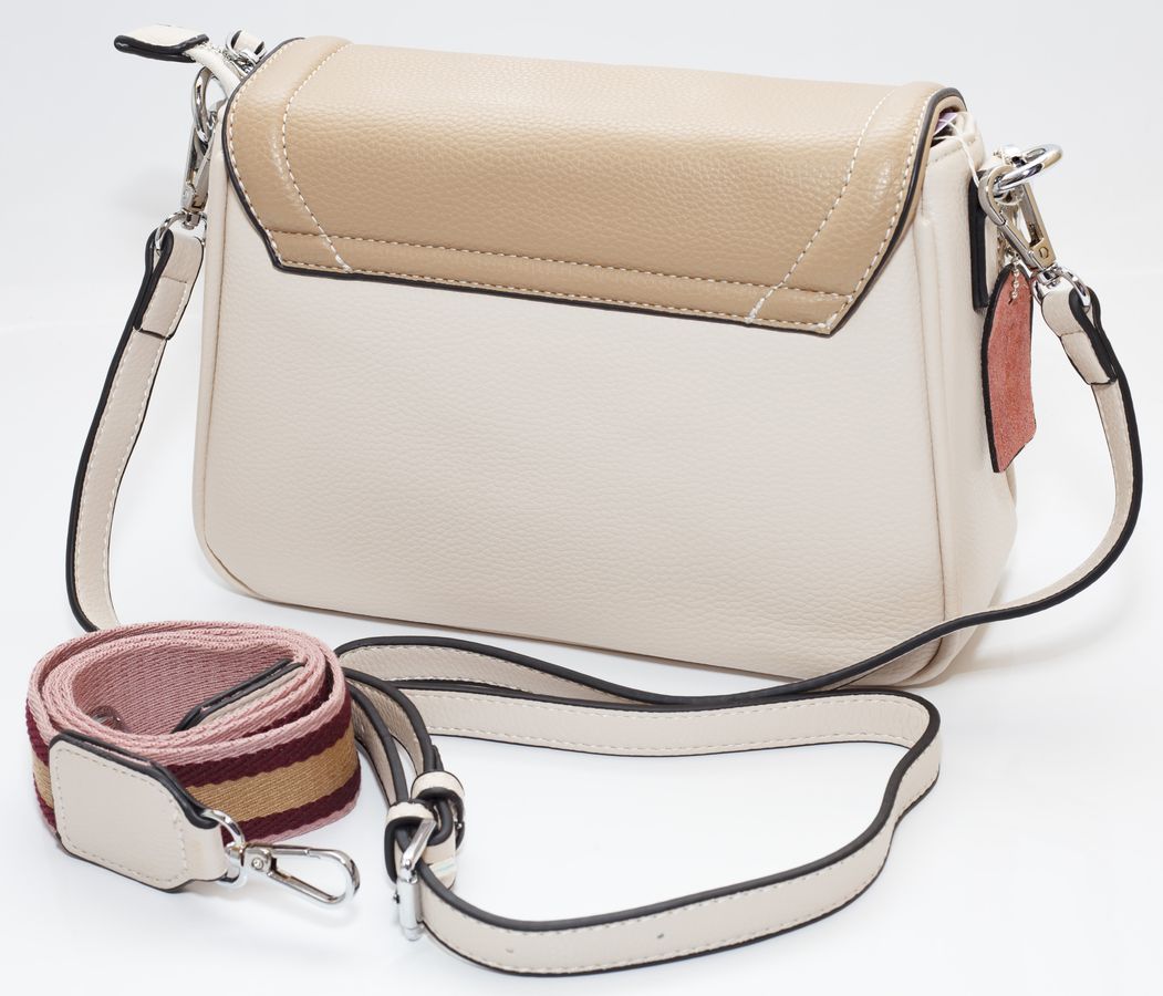 Сумка жіноча біла 17х25,5см екошкіра (89001 white)