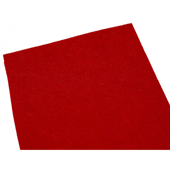 Фетр 20 * 30см 10 аркушів, 2мм, червоний (7782)