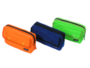 Пенал-косметичка 907A виробник-USLON на (3 відділення) (тканина м'яка) в упак (6 кольорів). (907A)