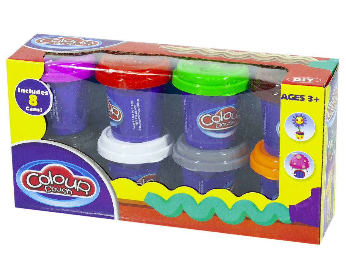 Пластилін 9203, 8 кольорів, 55гр. (9203)