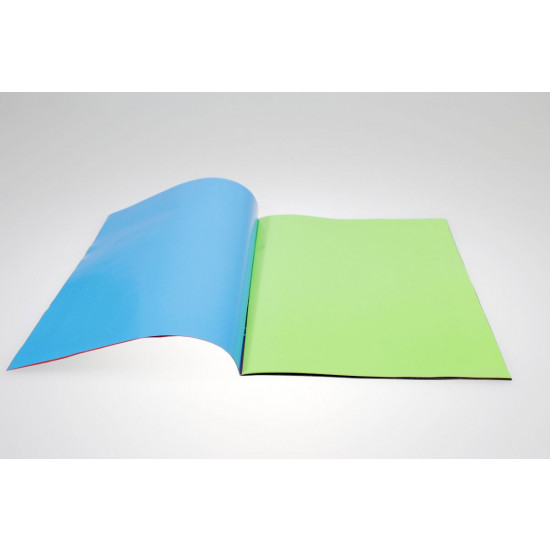 Бумага цветная двухсторонняя 14 л А4 90 г/м² Апельсин (КПД-А4-14)