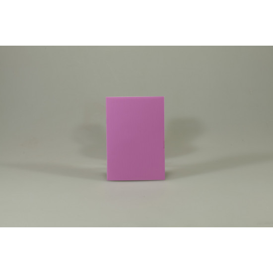 Записна книга А6 на скобі 36 аркушів клітинка, пластикова обкладинка, 4 кольори (ЗК6536-П01)