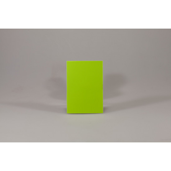 Записна книга А6 на скобі 36 аркушів клітинка, пластикова обкладинка, 4 кольори (ЗК6536-П01)