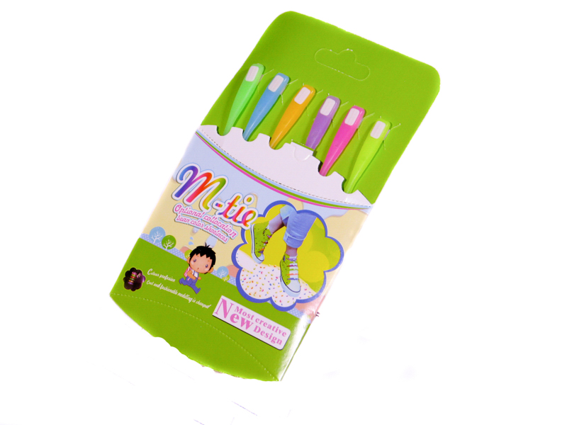 Шнурки - ледарки D1908-4 світяться вночі 6 шт. в упаковці (Шн 001)