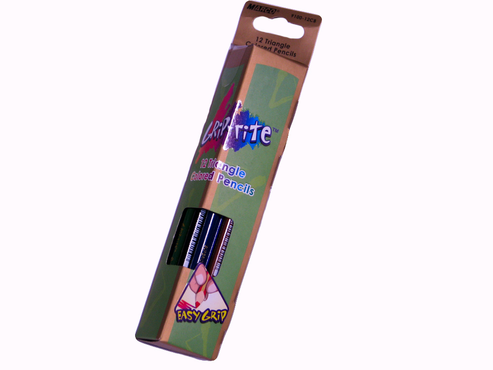 Олівці 12 кольорів, " MARCO" grip - rite 9100-12CB (9100-12CB)