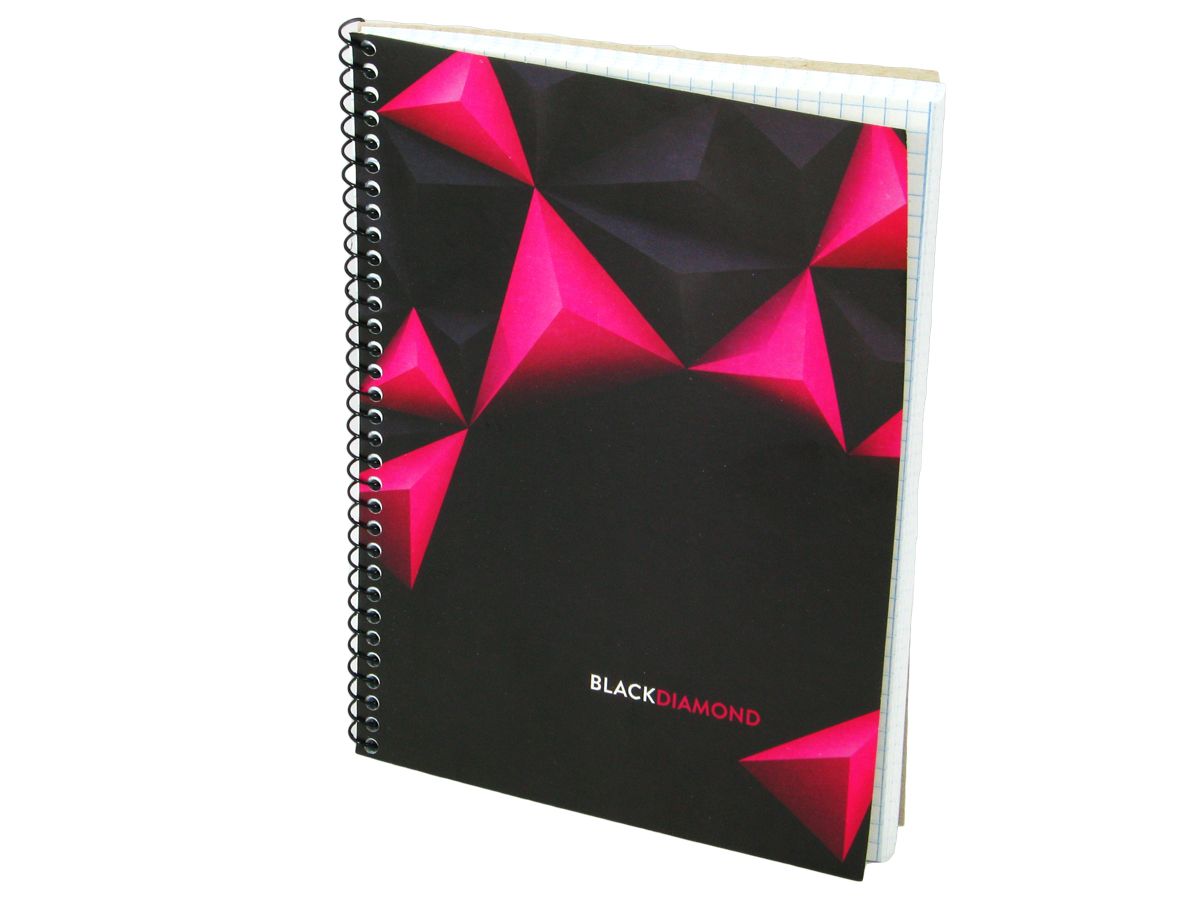 Блокнот А5 картон, #, бічна пружина , 100арк., 15х20см (БСБ-100)