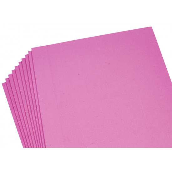 Фоаміран  яскраво-рожевий 20 * 30см, EVA, Флексика, 2 мм. 10 аркушів (10519)