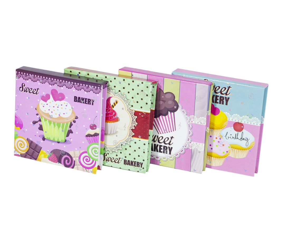 Блокнот "Тістечко" дитячий , 8x8см, 70 аркушів (BT-022)